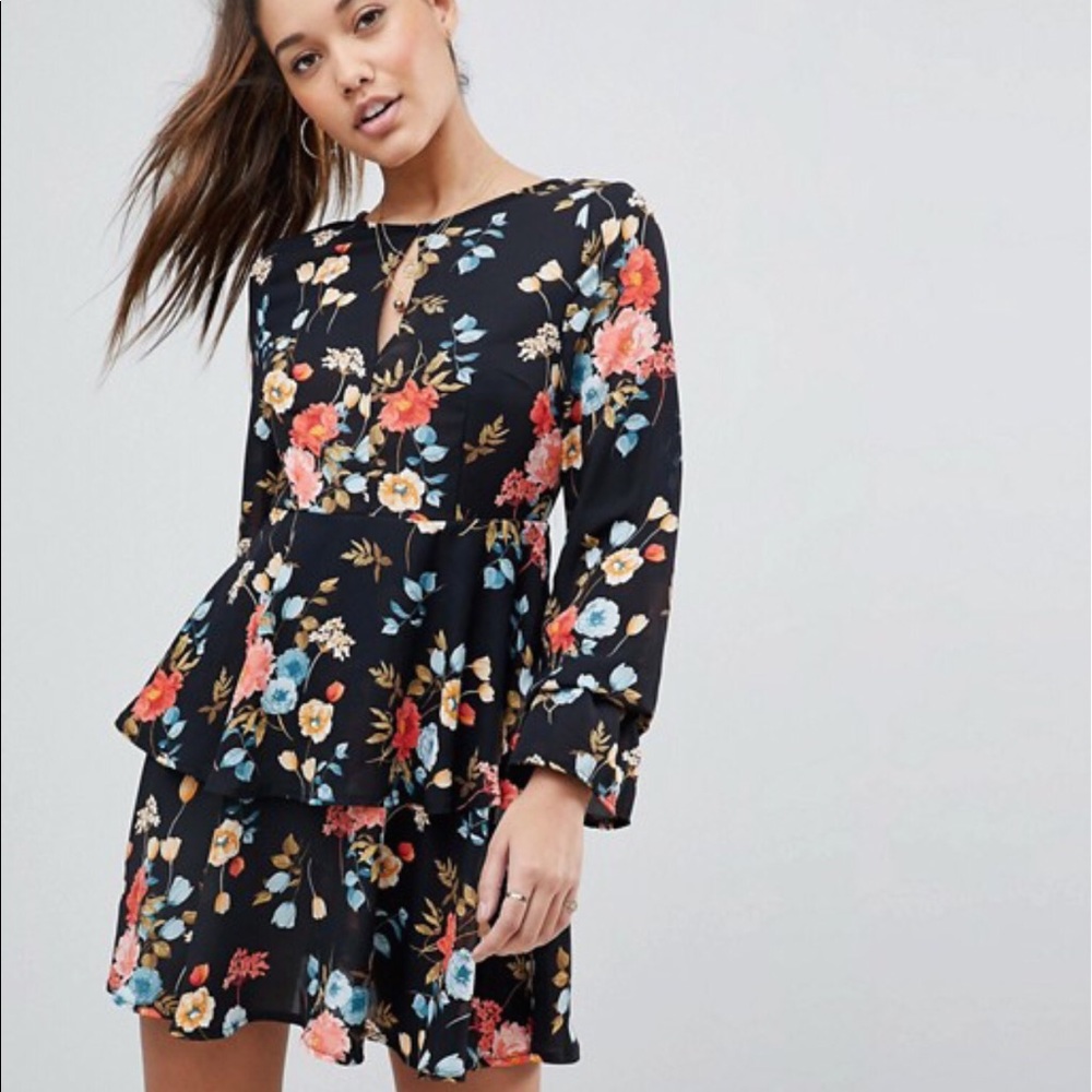 Floral skater dress